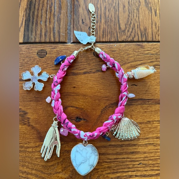 🆕 Free People Sky Charm Anklet - New With Tags - Picture 2 of 9